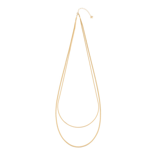 Double Snake Chain Necklace