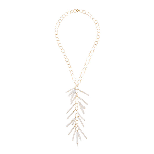 The Sea Pearl Tassle Necklace
