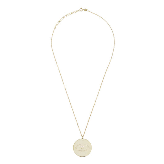 Eye Disk Necklace
