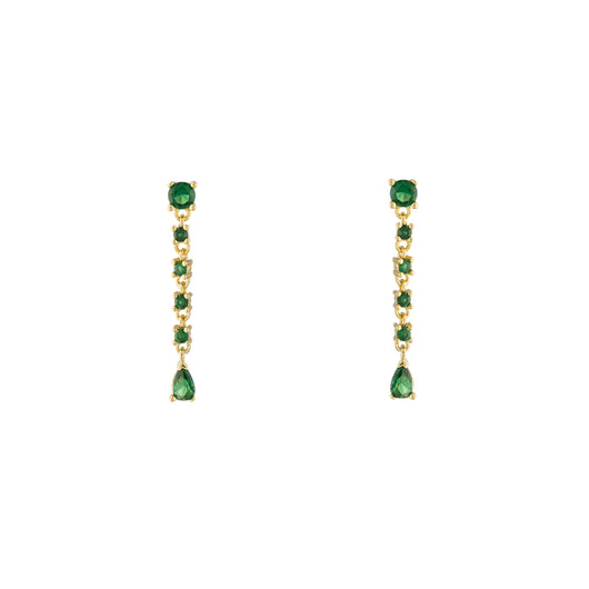 Emerald Drop Earrings