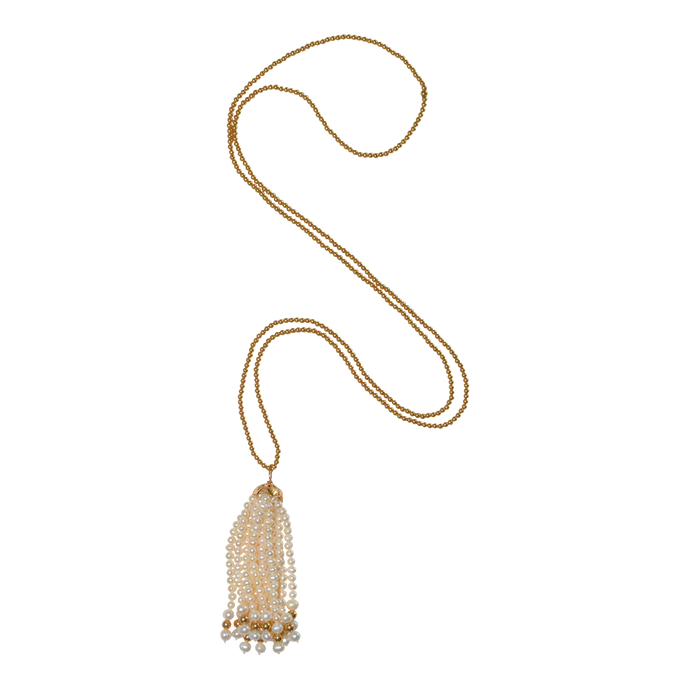 Pearl Tassel Necklace