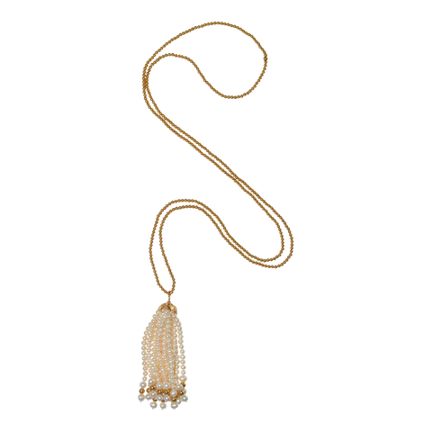 Pearl Tassel Necklace