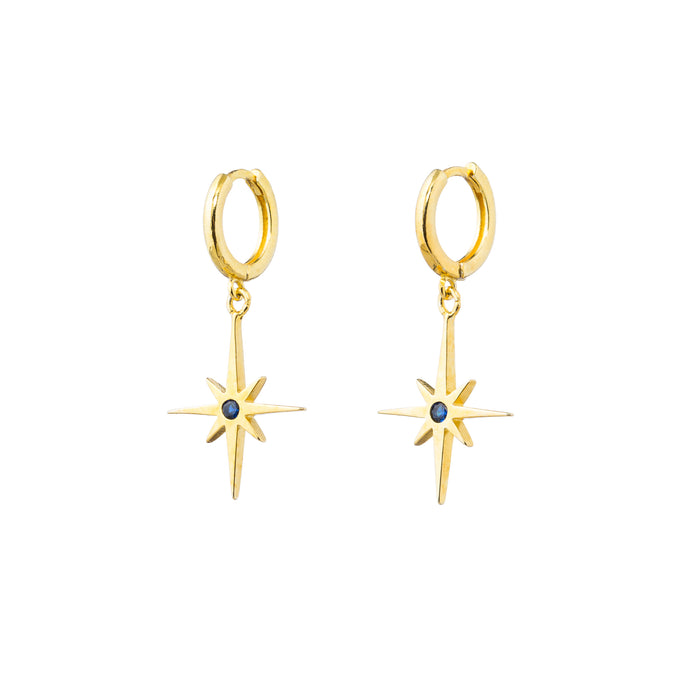Sapphire Star Earring- OUT OF STOCK