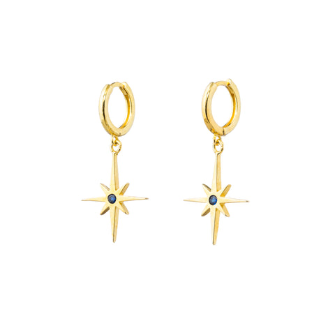 Sapphire Star Earring- OUT OF STOCK