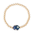 Pearl and Zirconia Encrusted Bracelet